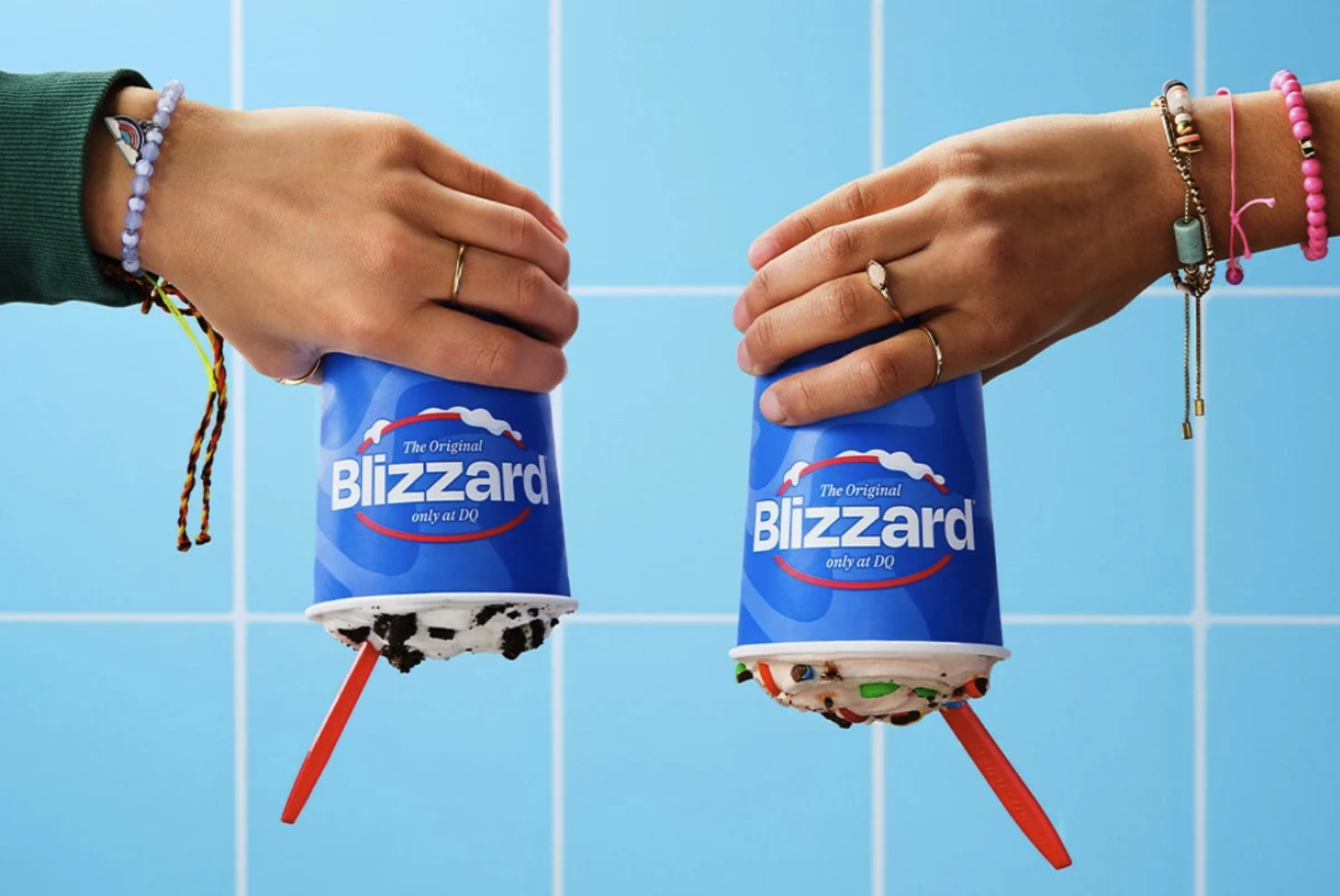 Dairy Queen's iconic Blizzard treat served upside down